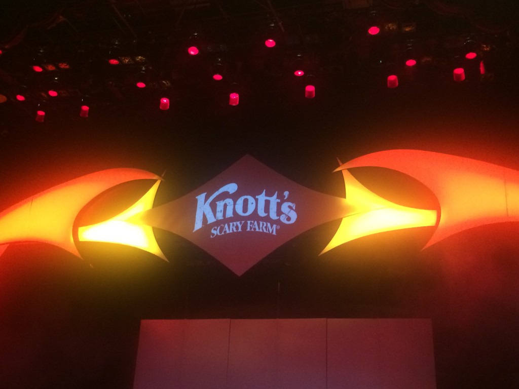 Knott's Scary Farm sign