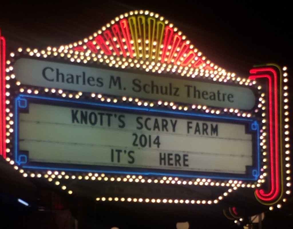 Knott's Scary Farm 2014 is here
