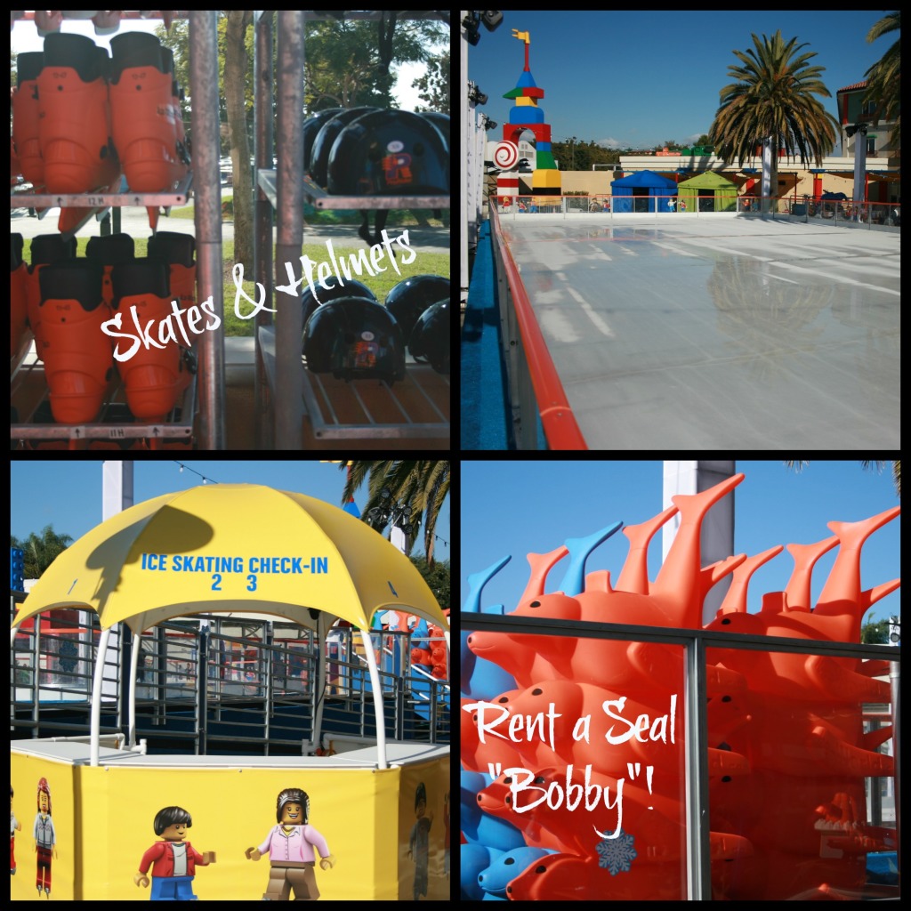 Legoland Ice Skating Collage