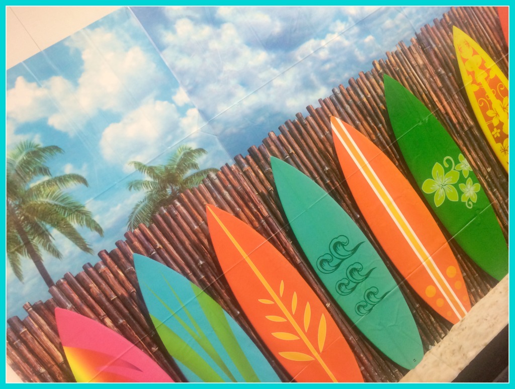 surfboard backdrop