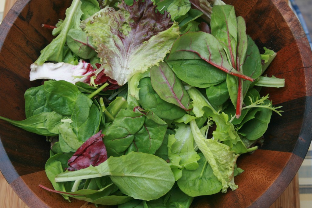 lettuce for the cornucopia salad #EasyAsPotPie #ad