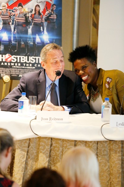 Los Angeles, Ca-- July 8,2016: Bloggers attend a Press Conference at the Press Junket for Columbia Pictures' GHOSTBUSTERS at the Four Seasons Hotel.