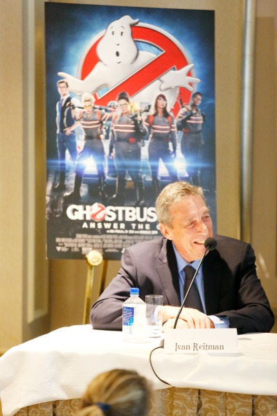 Los Angeles, Ca-- July 8,2016: Bloggers attend a Press Conference at the Press Junket for Columbia Pictures' GHOSTBUSTERS at the Four Seasons Hotel.